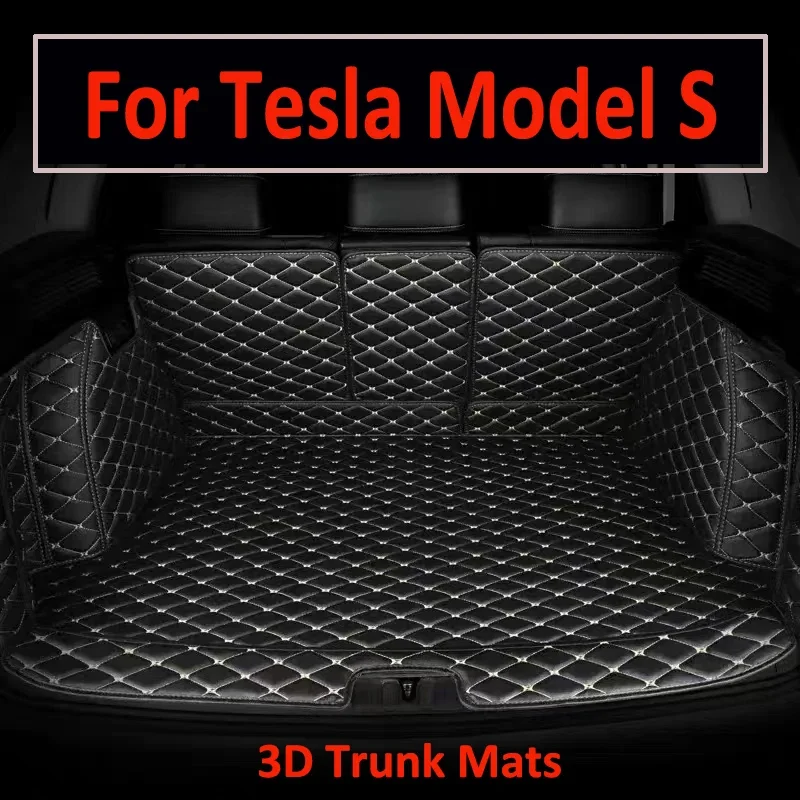 

Car trunk mat for Tesla Model S 2015 2016 Cargo Liner Carpet Interior Parts Accessories Cover