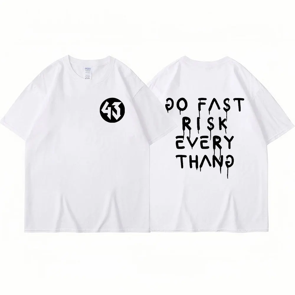 Ken Block Letter Print Male T Shirt Summer Fashion Ken Block