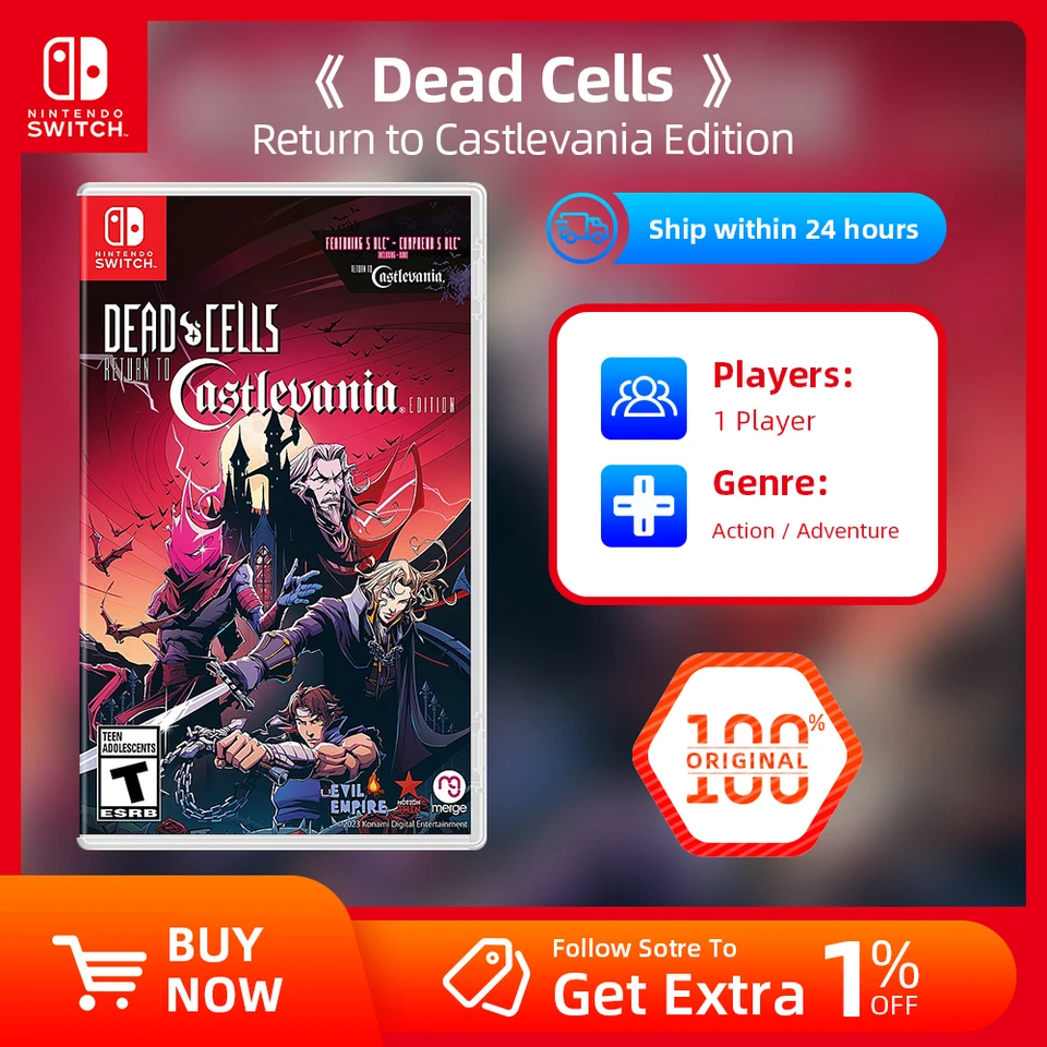 Nintendo Switch Game Deals - Dead Cells Return to Castlevania