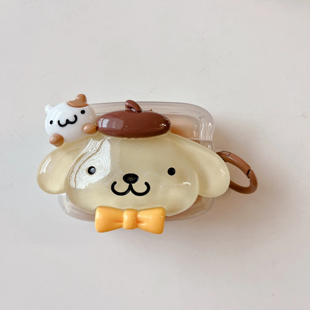 3D Sanrio Cinnamoroll Doll Luminous for Apple AirPods 1 2 3 Case AirPods Pro 2 Case IPhone Earphone Accessories Air Pod Cover
