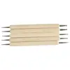 5Pcs/Set Wholesale Nail Art Dotting Pen Set Pro 2-Way Wooden Painting DIY Manicure Salon Decoration Dotting Tools 6