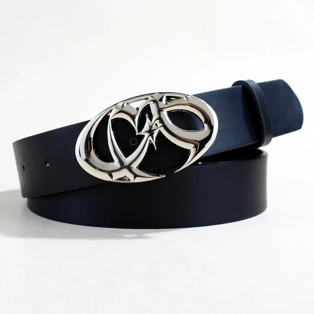 小物 archive Diesel belt D logo silver y2k Rare Vintage Diesel Leather Belt Big Metallic Logo Opium Y2k