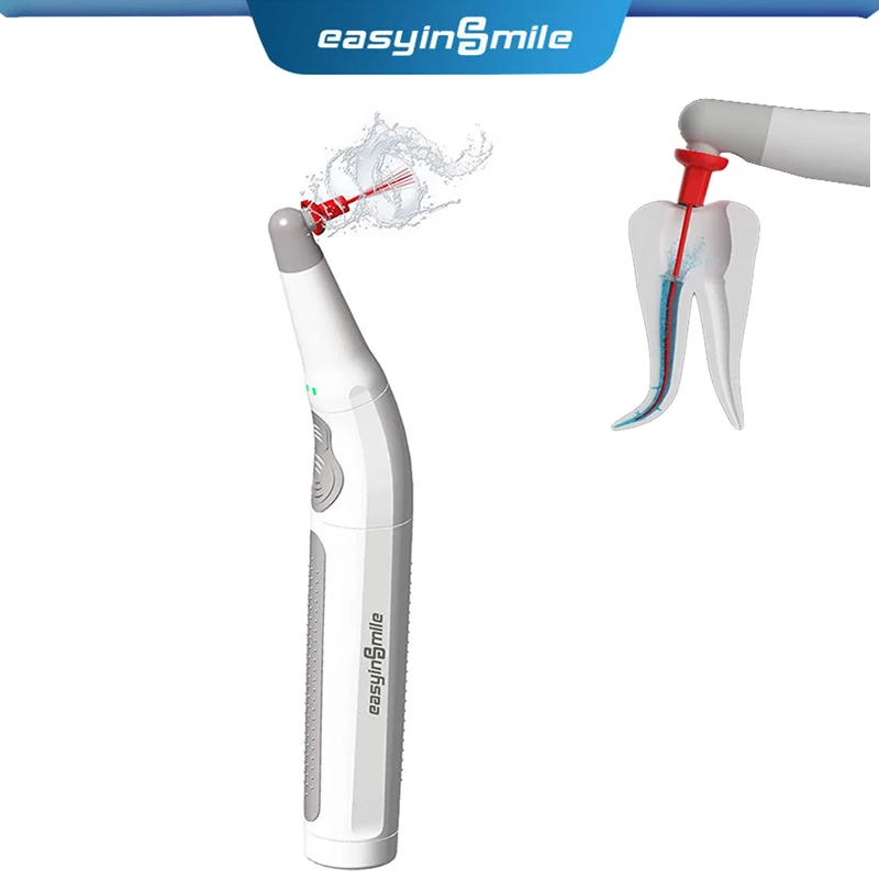 

Easyinsmile Dental Endo Activator Mini Head Ultra Sonic with Never Break 45 Endodontic Files for Kids Root Canal