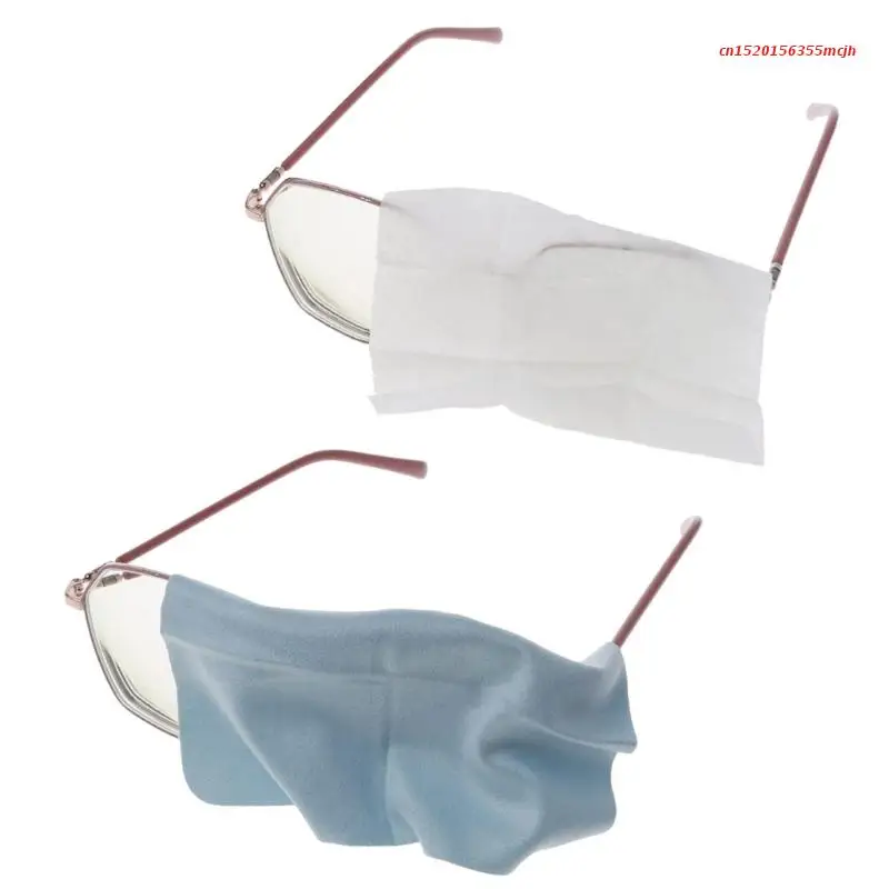Anti-fog Cloth for Glasses Wet Antifog Lens Cloth Individually Wrapped Disposable Defogger Eyeglass for