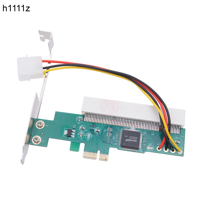 Pcie para Pci Adaptador Pci Express x1 para Pci Placa de Expansão Riser Asm1083 Chipconjunto Conversor Pci-e Conector de Alimentação de 4pin