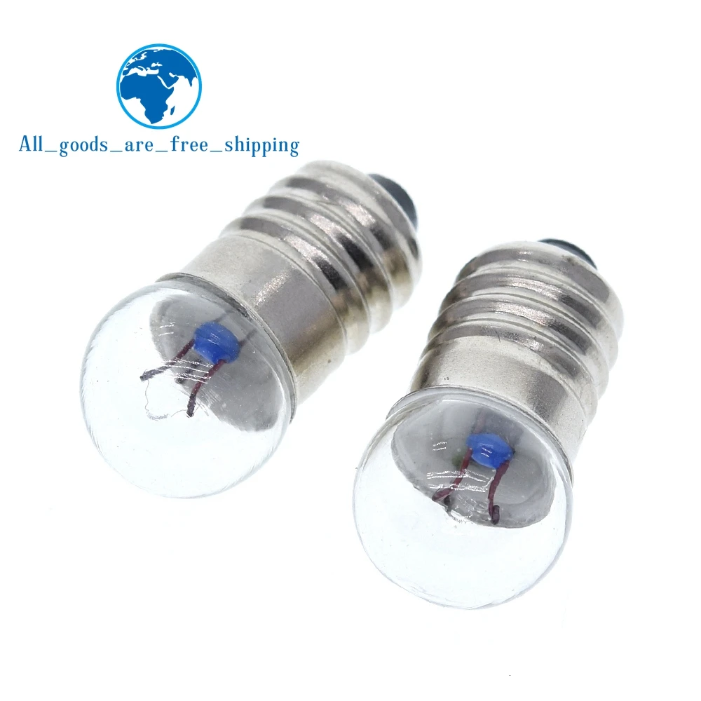 TZT 10/30 Stück Elektrische Experimentierlampen für den Physikunterricht 0,3A 0,5A 1,5V 2,5V 3,8V 6V Kleine Glühbirnen