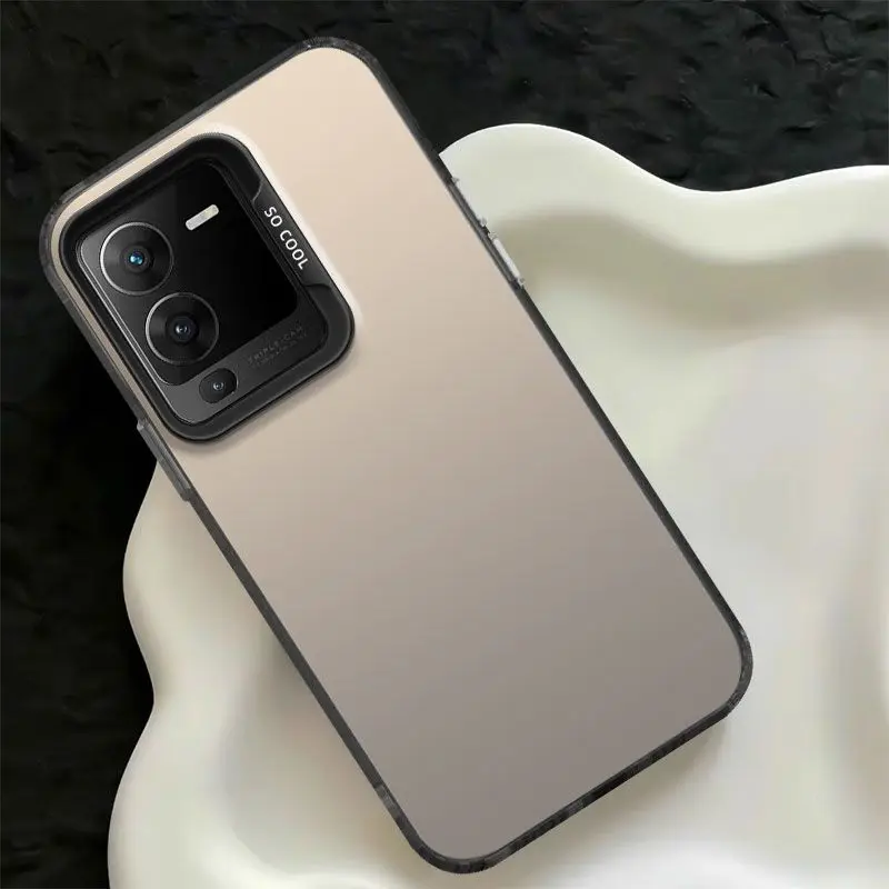 Luxury Metallic Aurora Skin Matte Phone Case Cover