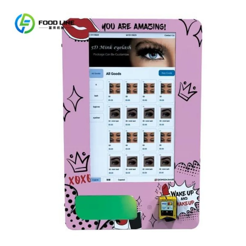 Customized Automatic Cosmetic Product Dispenser Smart Beauty Vending Machine for Makeup Skincare Retail Stores