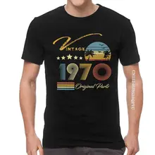 

1970 ORIGINAL PARTS Made In 1970 T Shirts Men T Shirt Cotton Oversized 50th Birthday 50 Years Old EMO Men Tshirt Cool Tee Top