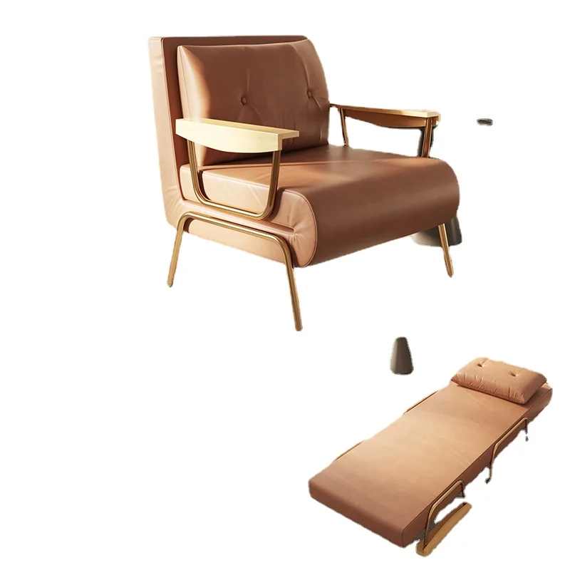 

YY Sofa Bed Foldable Dual-Use Single Double Small Apartment Nordic Couch