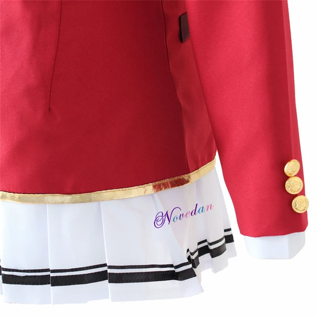  Classroom of The Elite Kiyotaka Ayanokoji School Uniform  Cosplay Costume S028 (Custom Size) Red : Clothing, Shoes & Jewelry