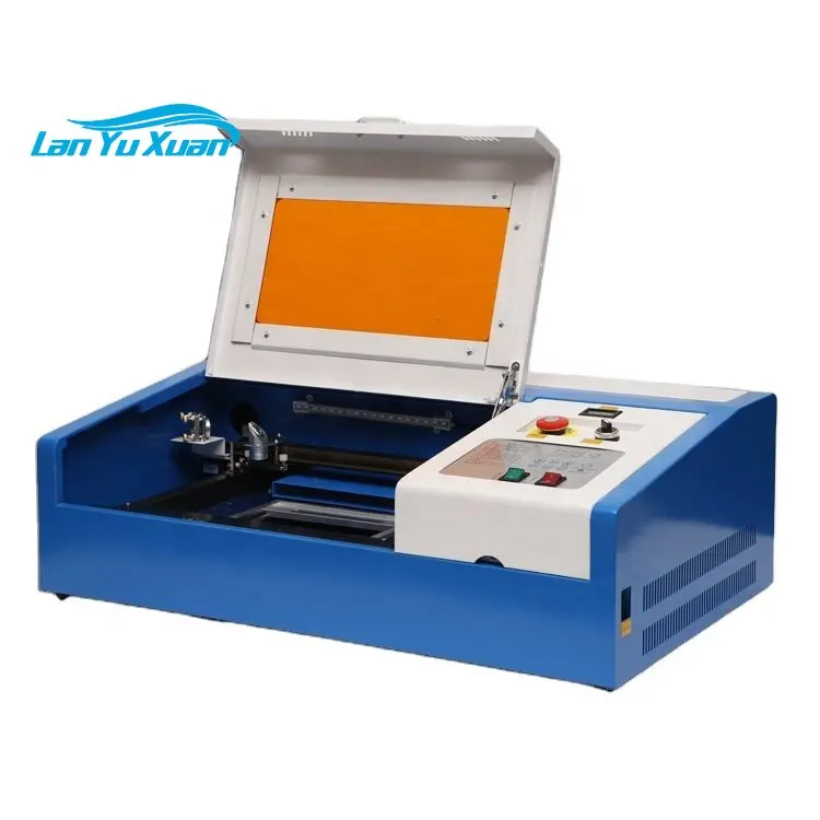 Mini Laser Graveur, Kleine Mini Co2 40W Laser Rubber Jumpel Graveermachine 3020