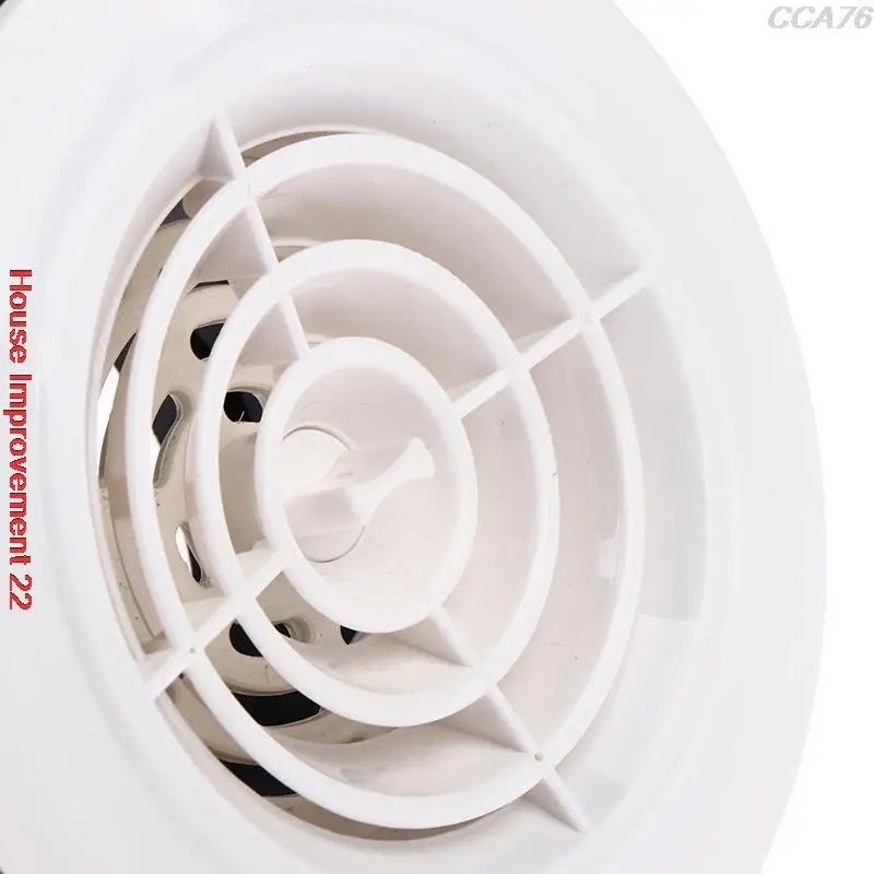 

1PC High Quality ABS Material Adjustable Air Ventilation Cover Round Ducting Ceiling Wall Hole Air Vent Grille