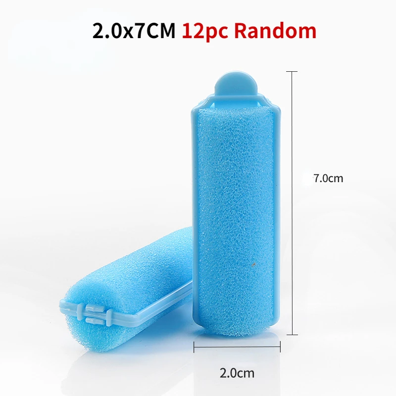 hair curling tools Soft Sponge Foam Cushion Hair Rollers Curlers Hairdressing Kit DIY Home Hair Styling Tool Salon For Barber DIY Curls Random