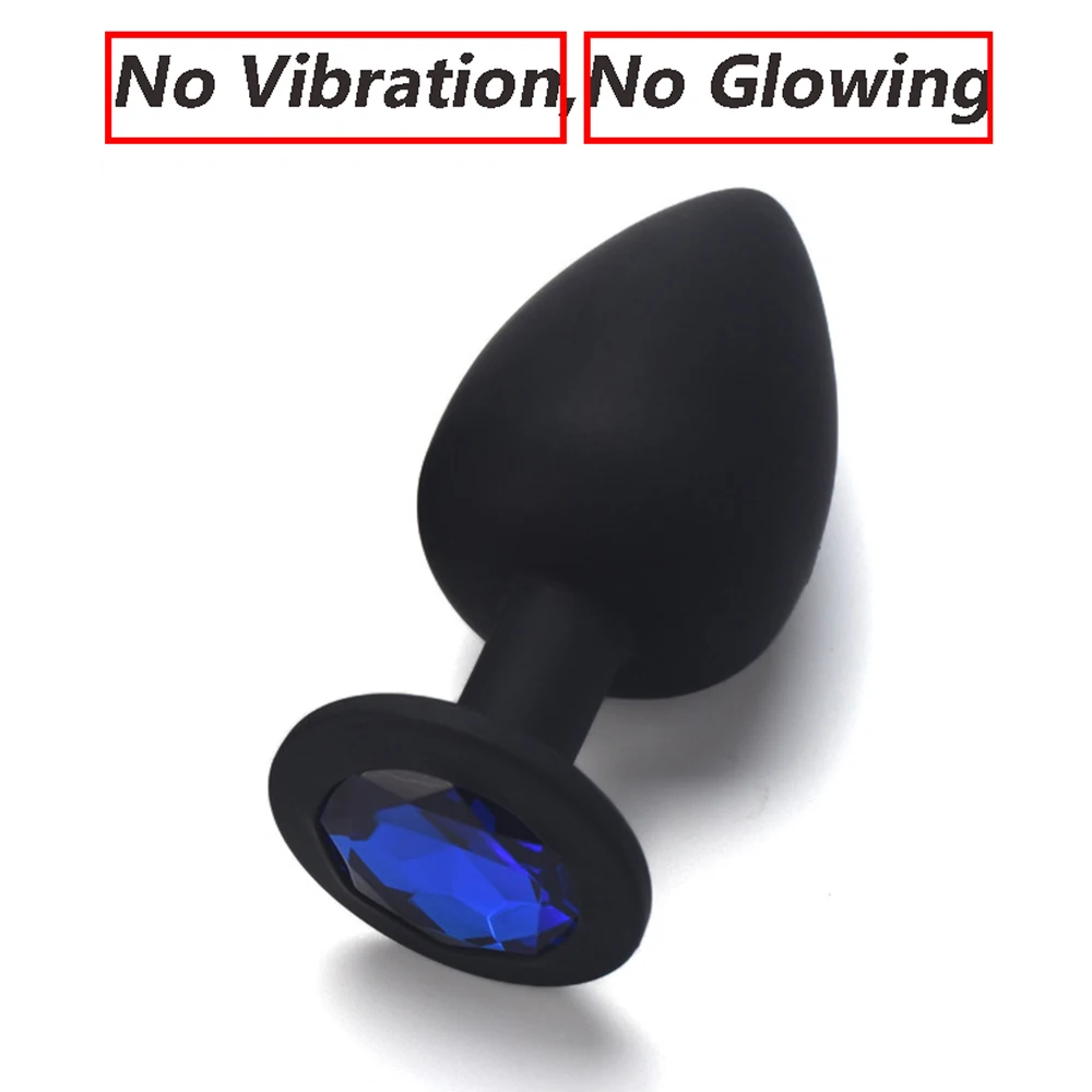 LED Colorful Light Butt Plug for Women Men Anal Plug Vibrator Prostate Massager Adults Sex Toys Wireless Remote Control Buttplug