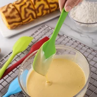 Grattoir de cuisson de crème, spatule antiadhésive en Silicone, mélangeurs de pâtisserie de cuisine, mélangeur de gâteaux à salade, tartes au beurre, outils de cuisine 2 pièces 6