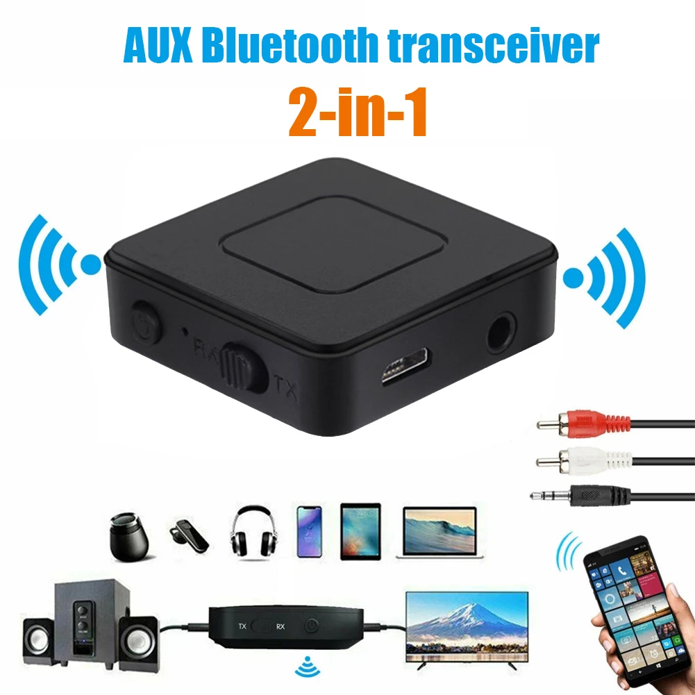 Bluetooth 5 0 receiver and transmitter 2 in 1 audio music stereo