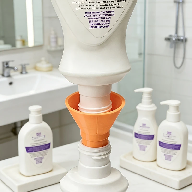 Portable Refillable Bottle Funnel & Liquid Transfer Kit for Fragrance, Oils, Lotions, and Shampoos