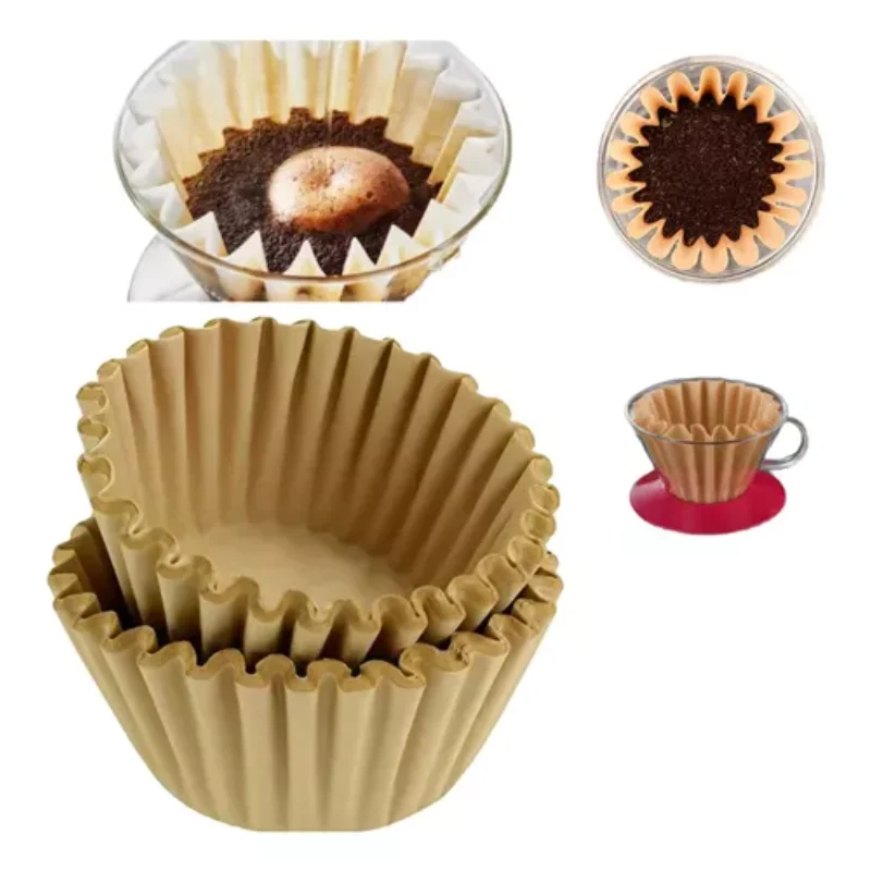 Coffee Basket Filter Paper 100 Pcs - أوراق ترشيح ق...