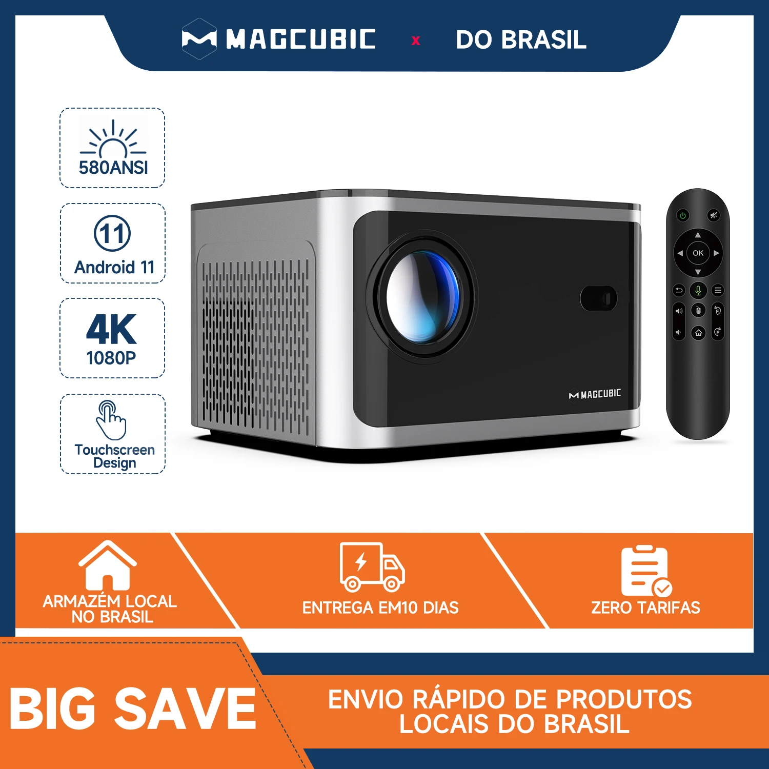 MAGCUBIC スマートプロジェクター Amazon.co.jp: 【180°回転 ・Android 11搭載】Magcubic