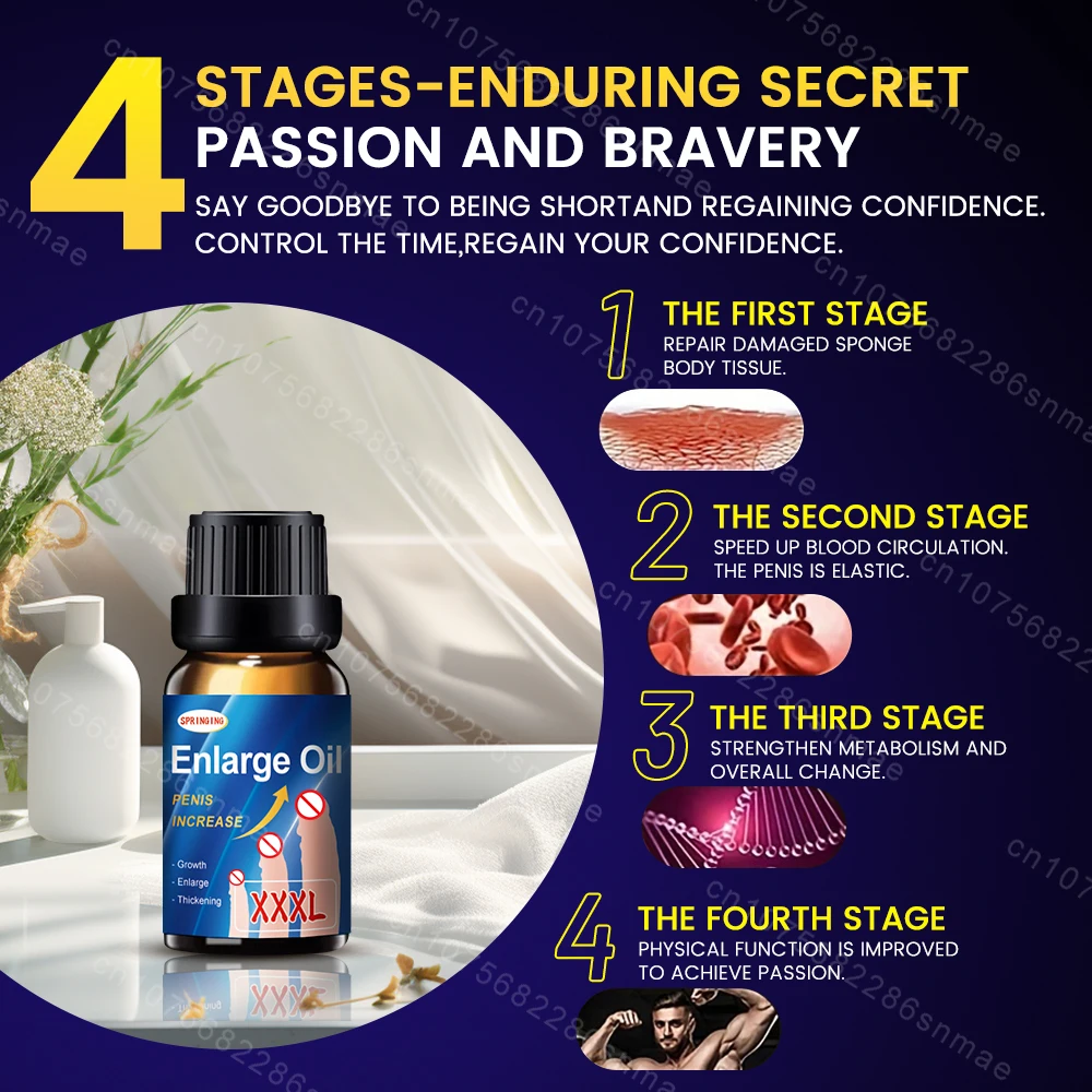 Penis enlargement Oils Permanent thickening growth Man massage Cock erection enhance Liquid