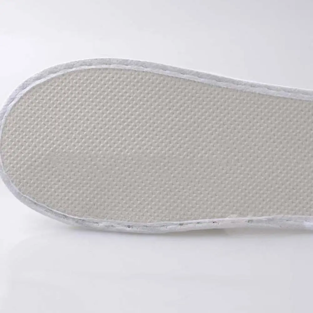 Hotel Disposable Slippers Spa Hotel Wedding Guest Slipper Towelling Terry Soft Toe Breathable Style Open Shoes Disposable W Z6C5 6
