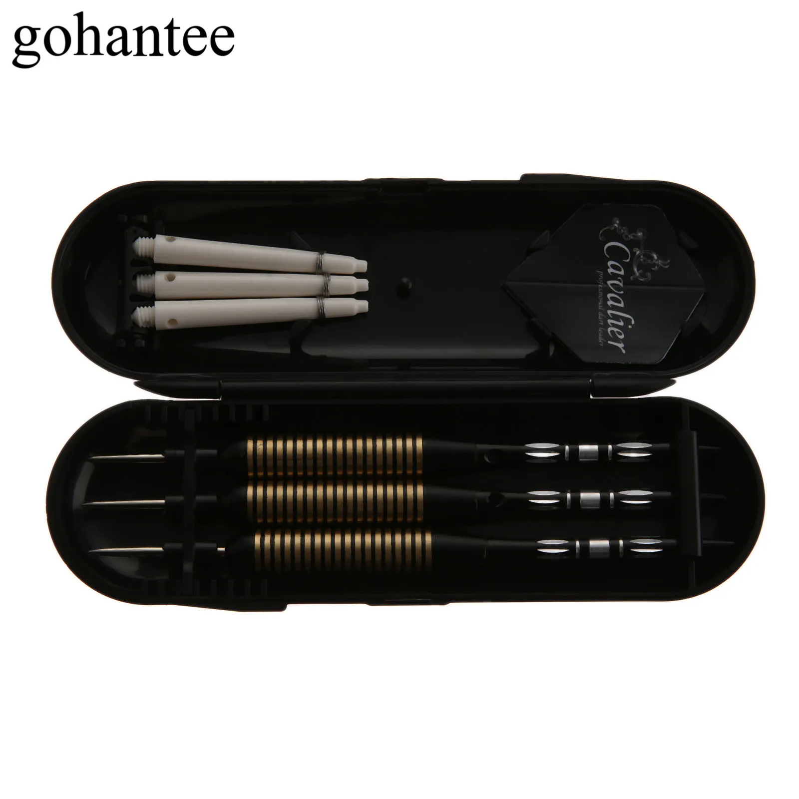 gohantee 3PCS /BOX Professional 27g Steel Darts High Quatuty 27 grams Steel Needle Tip Darts Brass Darts with Nice Dart Flights 2ba interface darts flights integrated tail dart accessoriessquaretail plastic material page