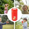 20 hole Fireworks bubble machine Portable Bubble Blower on the ground electronic Automatic landing Spring Festival gift  toys 5
