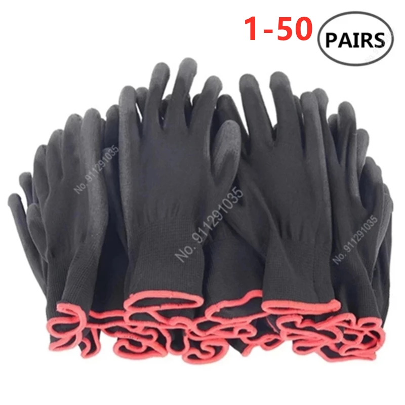 Nitrile safety coated work gloves PU and palm coated suitable for construction and maintenance vehicles work gloves,nitrile gloves,protective gloves
