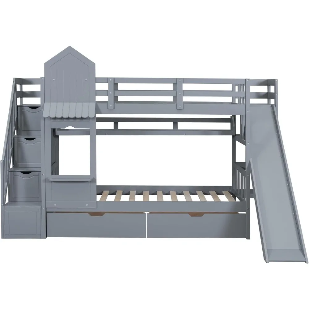 Bunk Bed with Slide 6