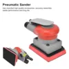 Air Squares Sander Sanding Machine Pneumatic Sander Alloy Steel Air Squares Sanding Machine Sandpaper Machines for Wood 75x100mm 6