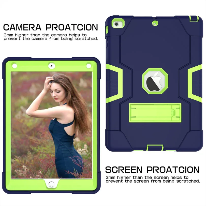Armor Case for iPad 10th 10.2 inch iPad 9.7 Air4 Air5 Pro 11 12.9 Mini 7 6 5 4 3