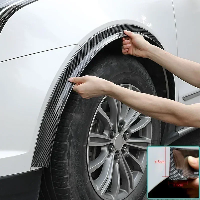 Car Wheel Arch Trim Fender Flares Arches Wing Expander Eyebrow Anti-Collision Strip for Pickup SUV Fender Flare Edge Trim New