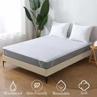 1pc Waterproof Knitted Terry Cloth Mattress Cover (No Pillowcase)-Skin-Friendly, Soft and Breathable Mattress Protector 2