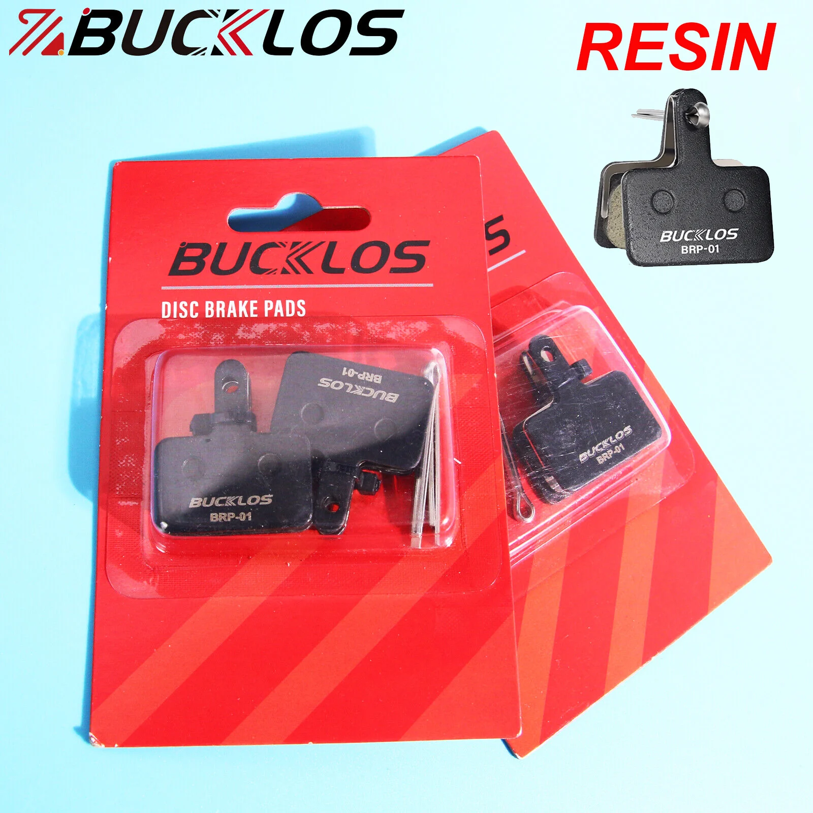 Bicycle resin brake pads BUCKLOS Mtb disc brake pads Shimano B01S B03S B05S-RX mountain road bike hydraulic disc pads