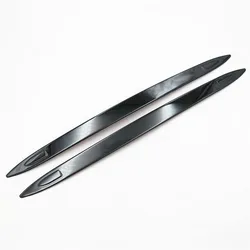 Enhanced Stainless Steel Car Bumper Protector Trim Strip (Black)