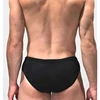 2023 Men's Swimwear Fashion Triangle Swim Trunks Summer Black Swimsuit Low Waist Bikini Panties Quick-Drying Push Pad Briefs 4