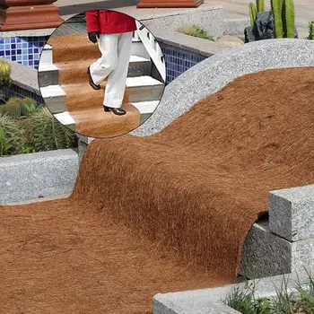 Coconut Coir Liner Sheet Roll Reptile Carpet Natural Coconut Fiber Insulation Flowerpot Basket Liner Pet Bed Pad For Front Door 1