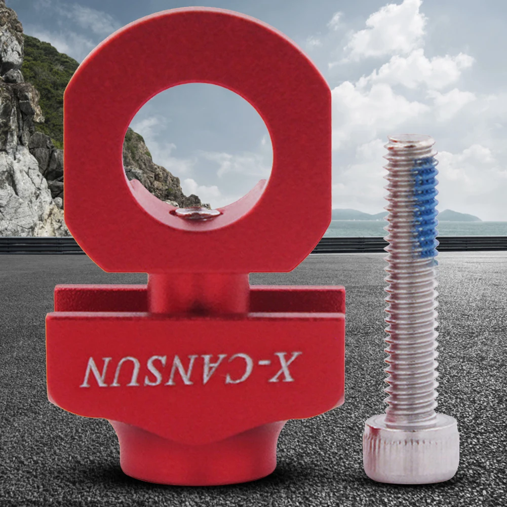 자전거 체인 텐셔너 알루미늄 합금 자전거 체인 어댑터 BMX Fixie 싱글 스피드 자전거용 접이식 사이클링 체인 텐셔너