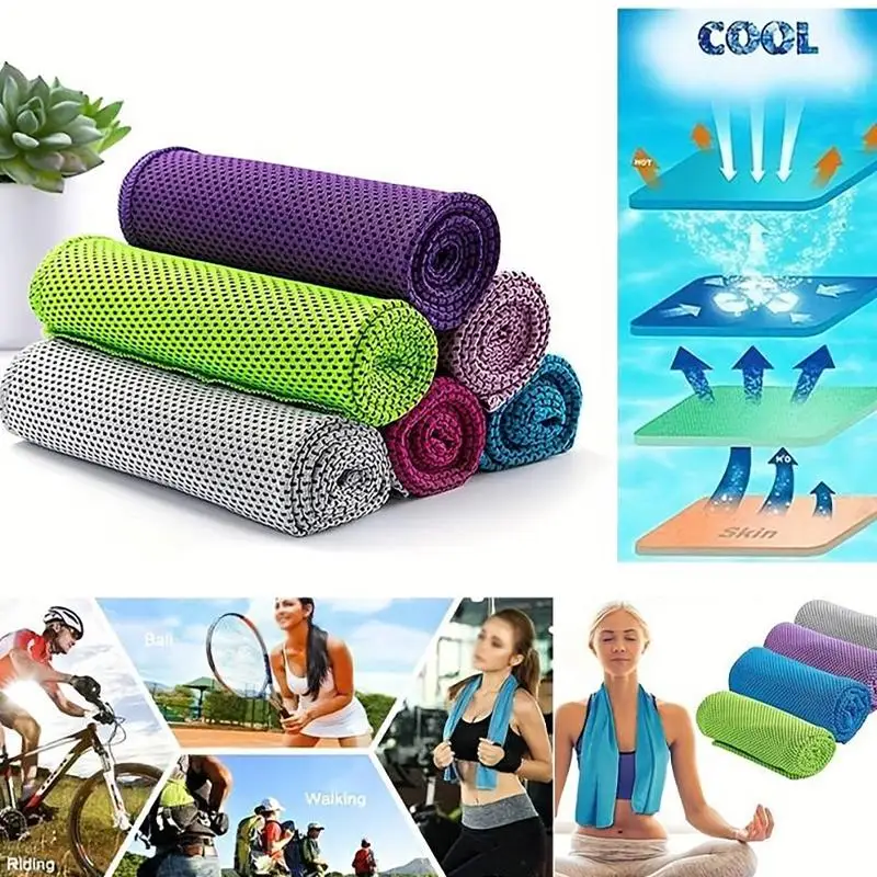 Quick-Drying Sports Towel 40x80CM Blue Grey Green Orange Swimming Gym Fitness Camping Running Beach Washcloth Towels
