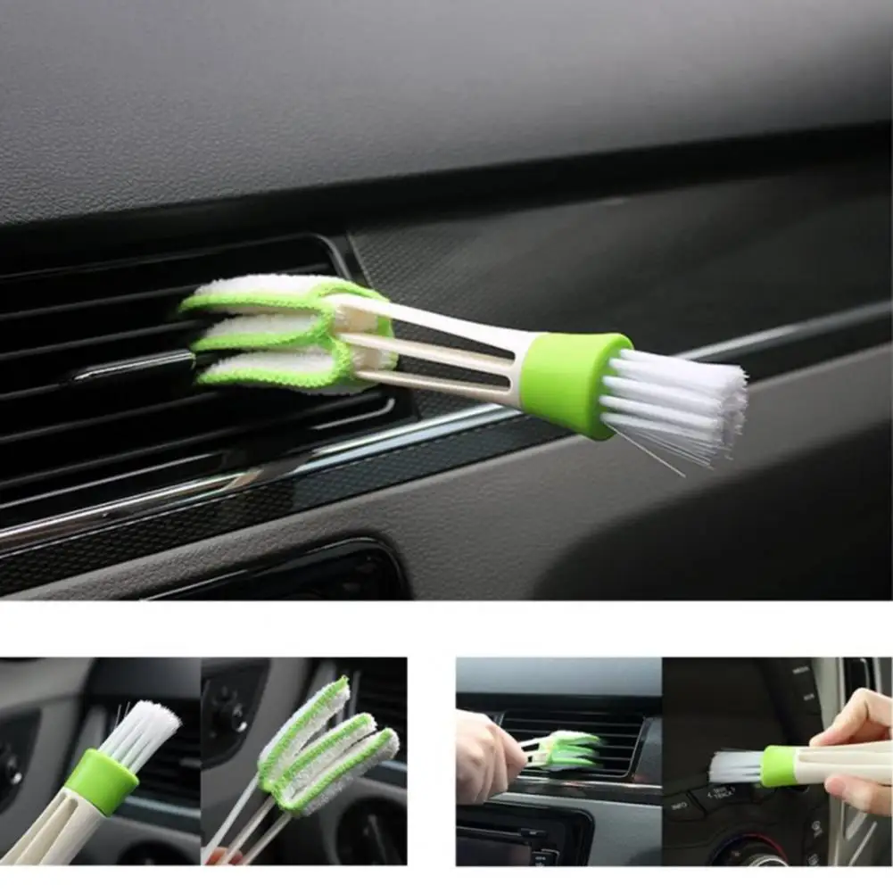 

Convenient Car Cleaning Brush Wide Application Professional Car Interior Brush Practical Rich Foam Car Cleaning Brush