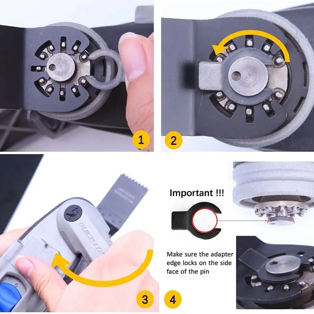 Sharp Pog Oscillating Saw Blade Sharpener EZARC 10 Stuks Oscillerende Multitool Bladen - Hardmetaal Voor Het Zagen Van Spijkers, Bouten En Hard Materiaal Multitool Accessoires