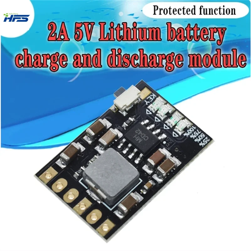 

DC 5V 2.1A Mobile Power Diy Board 4.2V Charge / Discharge(boost) battery protection indicator module 3.7V lithium 18650