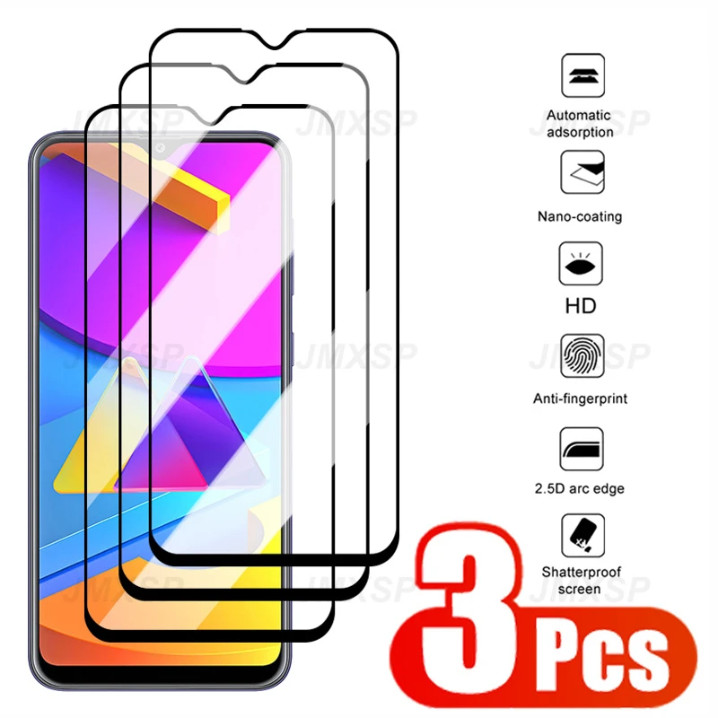3Pcs Protective Glass For Samsung Galaxy S20 S21 FE S22 Plus S10 Lite S10e Tempered Glass For Samsung A03 A13 A33 A53 A73 Glass phone screen cover