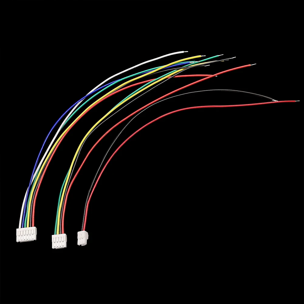 10Pcs JST GH 1.25 1.25mm 2/3/4/5/6/7/8/9/10Pin 수 플러그 케이블 와이어 커넥터 단일 이중 헤드 전선 150mm 28AWG