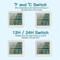 New WiFi Temperature Humidity Sensor Smart Life Backlight Hygrometer Thermometer Sensor Support Alexa Google Home Assistant - Image 5