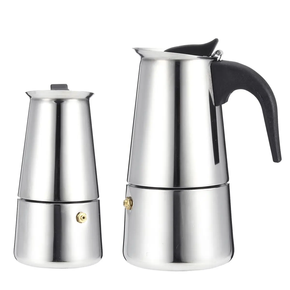 200/450ml Portable Stainless steel moka pot Espresso coffee pot with small Electric stove Filter Percolator Coffee Kettle Pot 3 200/450ml Portable Stainless steel moka pot Espresso coffee pot with small Electric stove Filter Percolator Coffee Kettle Pot 3