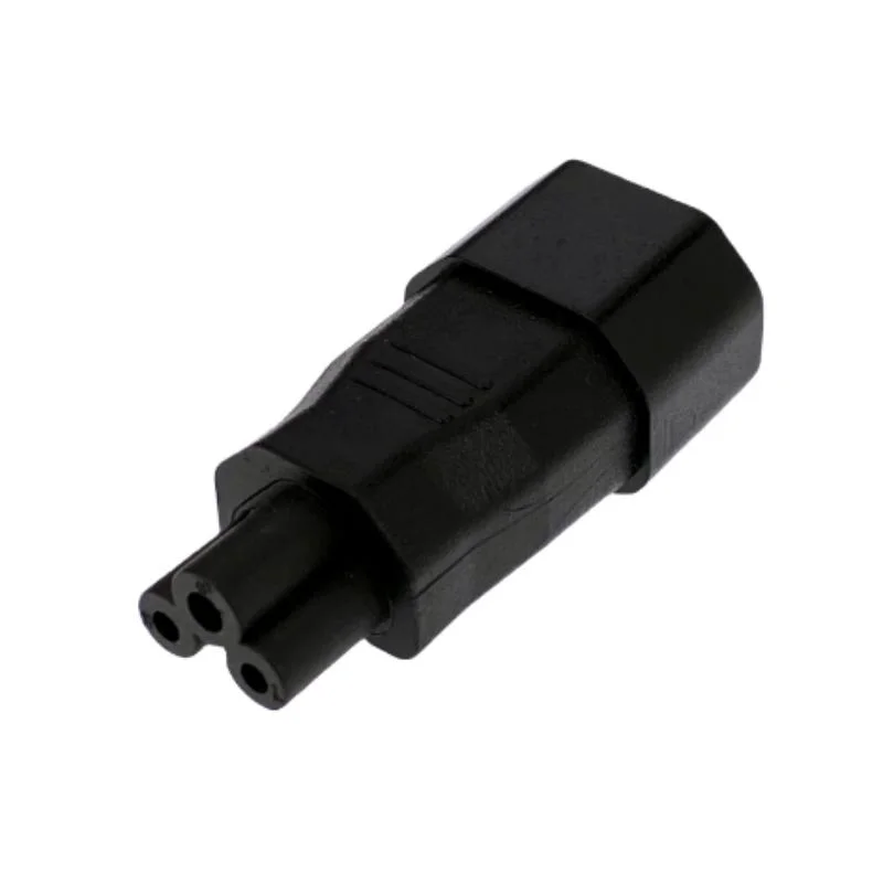 1pcs Plug Convertor C5 To C14 IEC320 Female Power Industrial Plug Adapter plug adapter power plug connector iec inlet