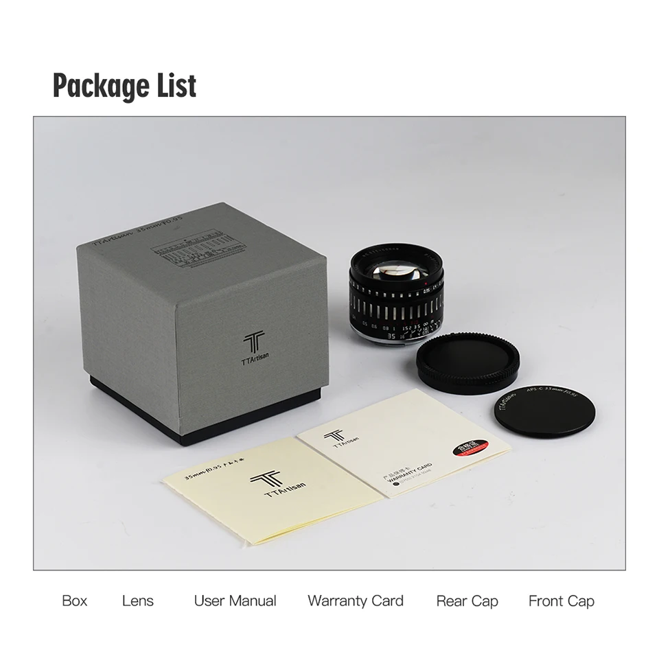 TTArtisan APS-C 35mm F0.95 超大口径 MF カメラレンズ ポート