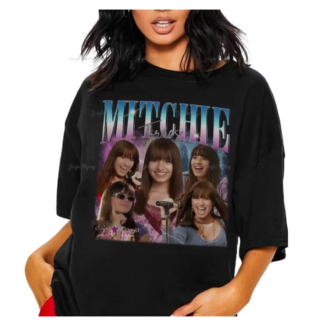 Camicia Mitchie Dr Camicia Vintage Omaggio Camicia Bootleg Camp Rock Tee